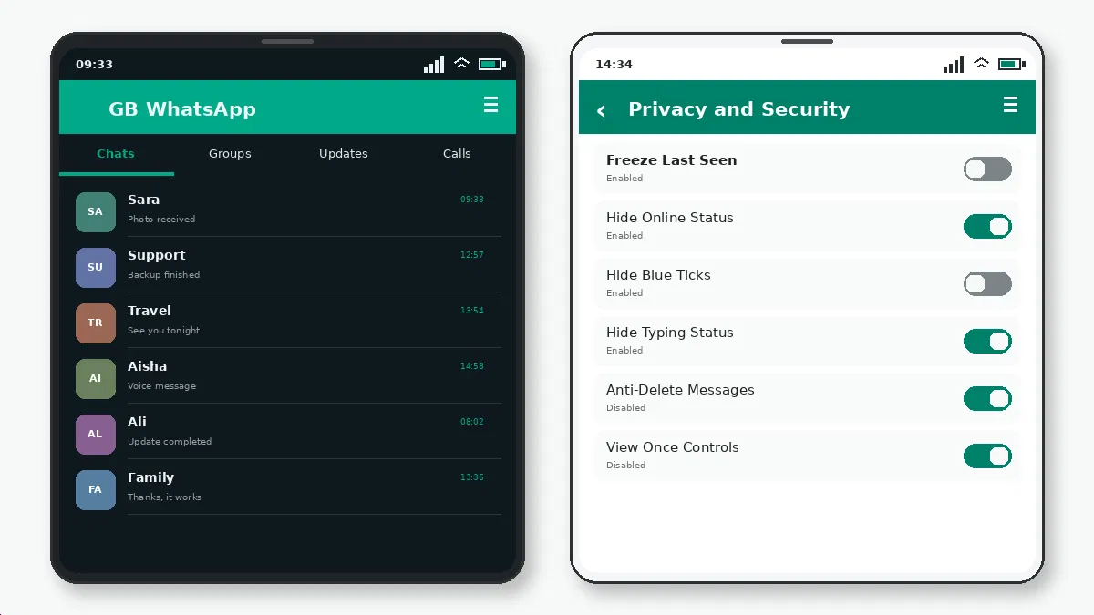 How to Freeze Last Seen in GB WhatsApp