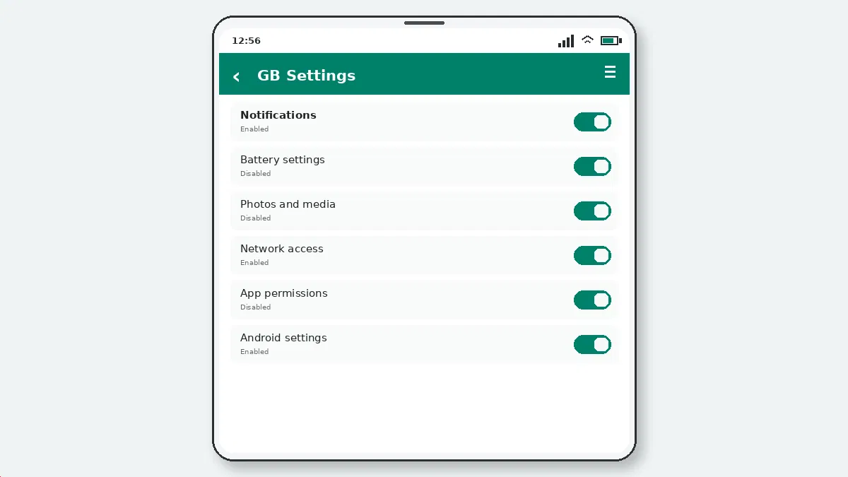 Visual guide for gb whatsapp problems after updating.