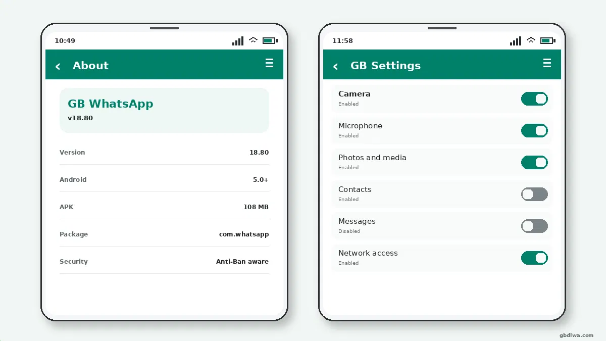 Visual guide for gb whatsapp on android 15: compatibility guide.