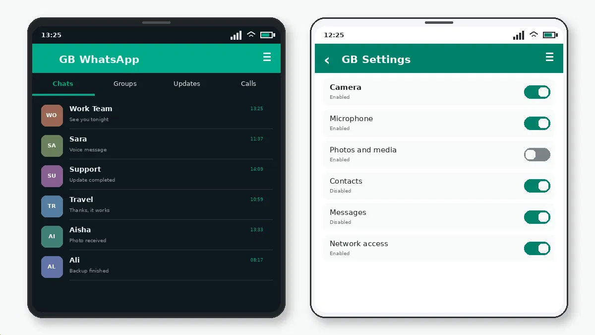 Visual guide for gb whatsapp android compatibility guide.