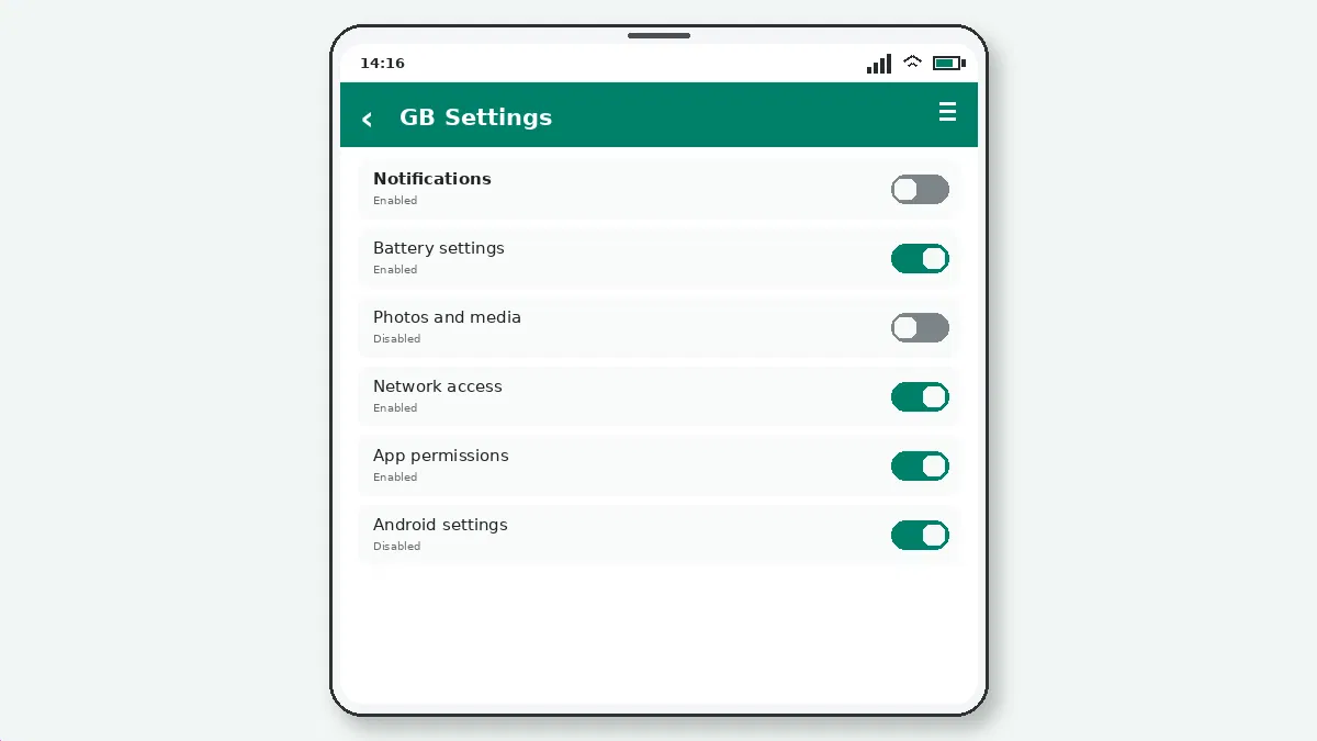 Visual guide for install unknown apps setting for gb whatsapp.