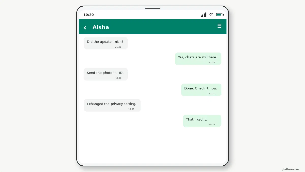 Visual guide for gb whatsapp backup not restoring.