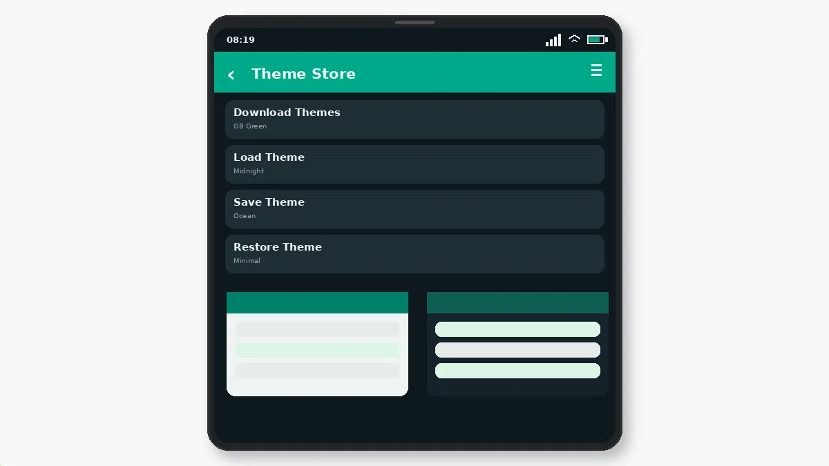 GB WhatsApp Dark Mode and Theme Settings thumbnail