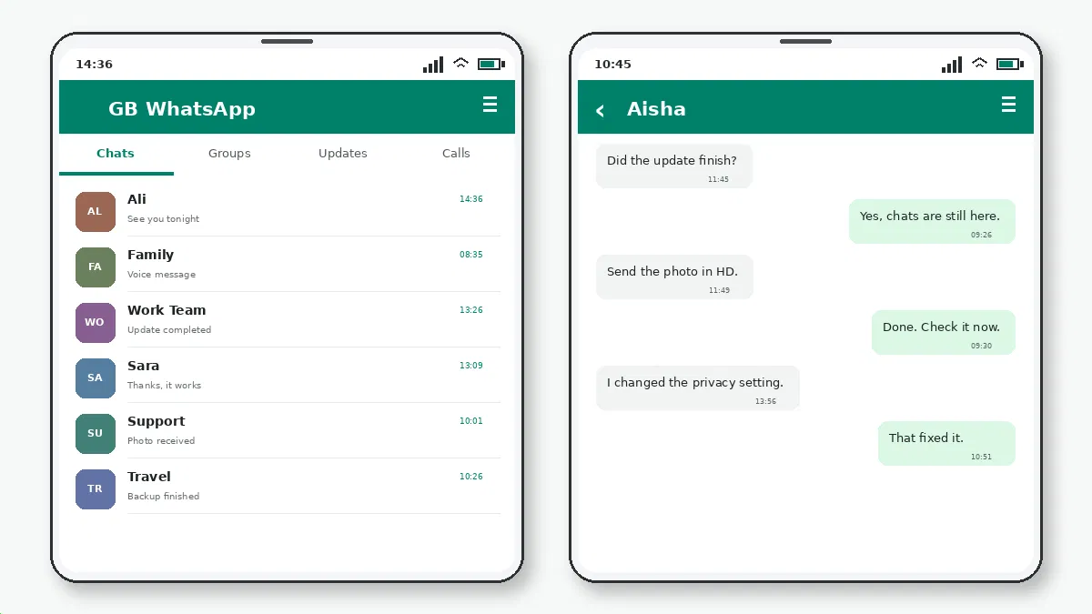 Visual guide for gb whatsapp on google pixel phones.