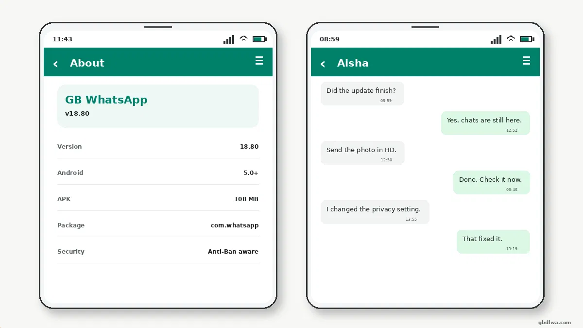 Visual guide for gb whatsapp privacy risks you should understand.