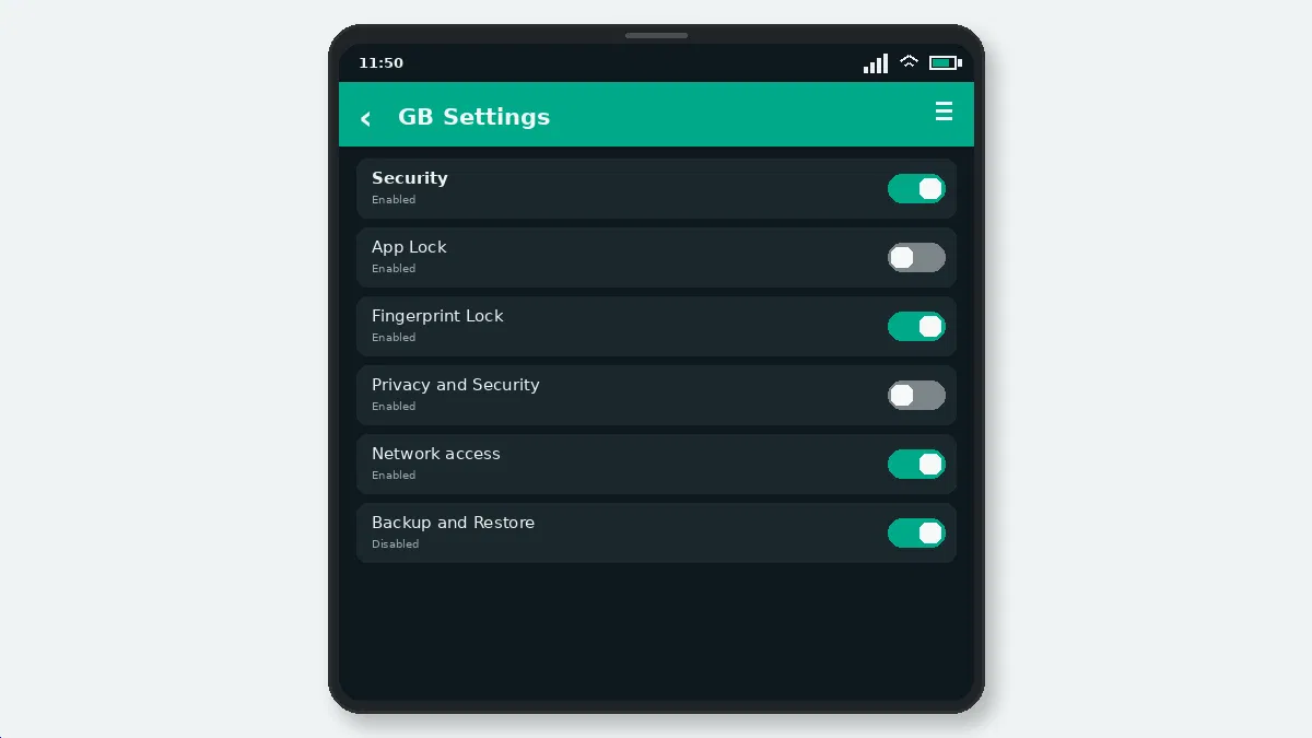 Visual guide for gb whatsapp on samsung phones.