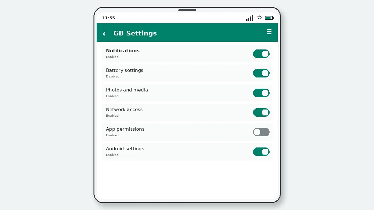 Visual guide for how to clean gb whatsapp storage safely.