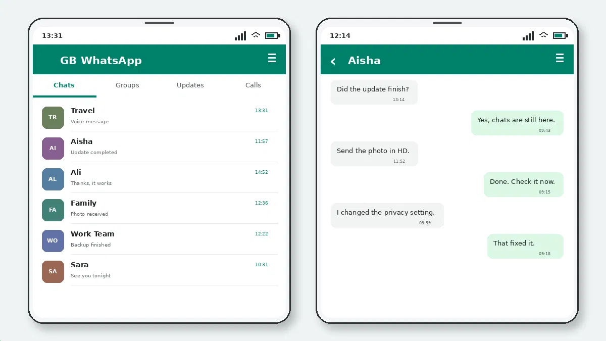 Visual guide for gb whatsapp storage permission guide.