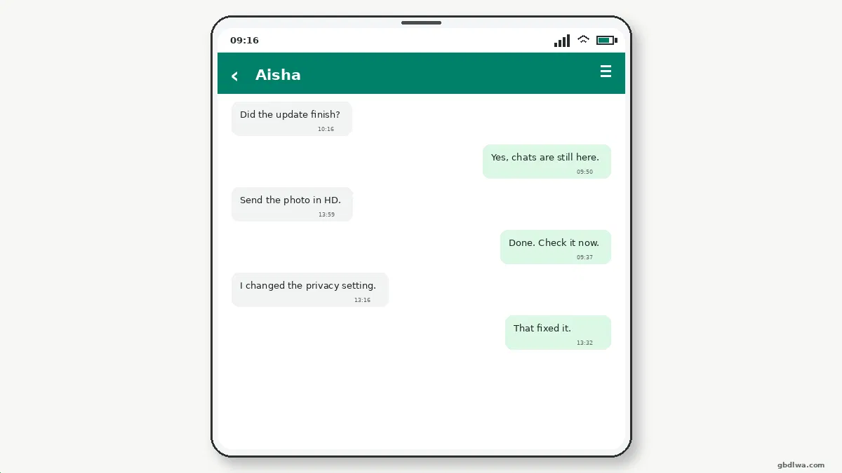 Visual guide for gb whatsapp verification code not received.