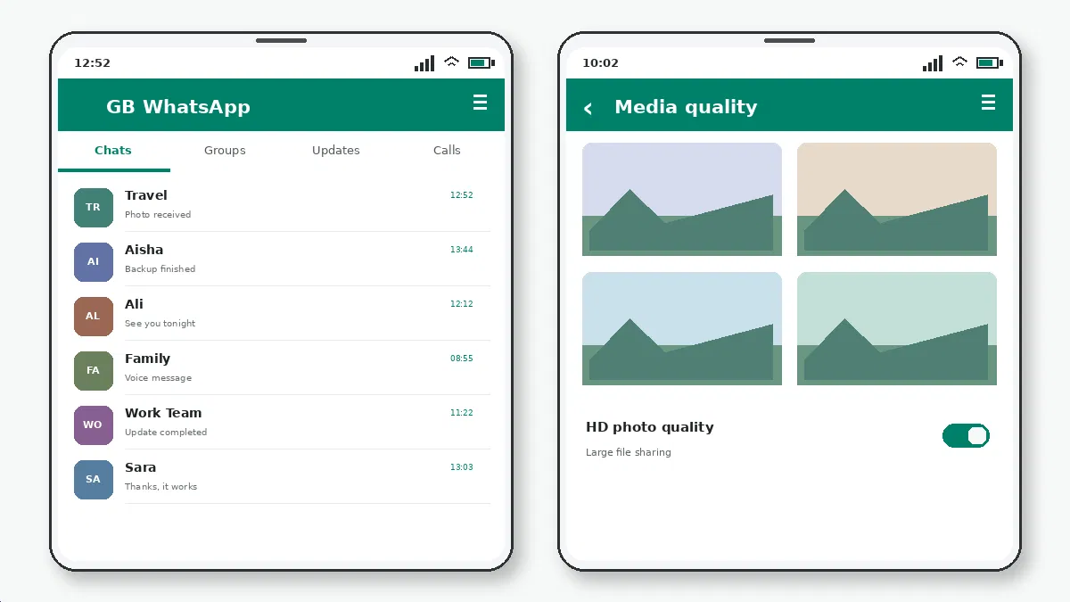 Visual guide for gb whatsapp verification code not received.