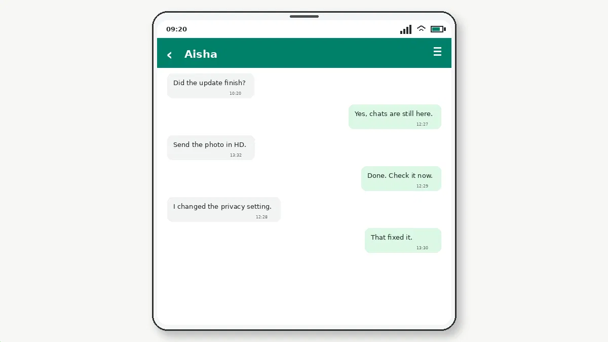 Visual guide for how to migrate gb whatsapp to official whatsapp.
