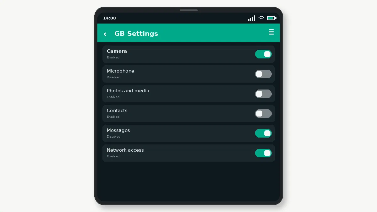 Visual guide for how to use gb whatsapp with two phone numbers.