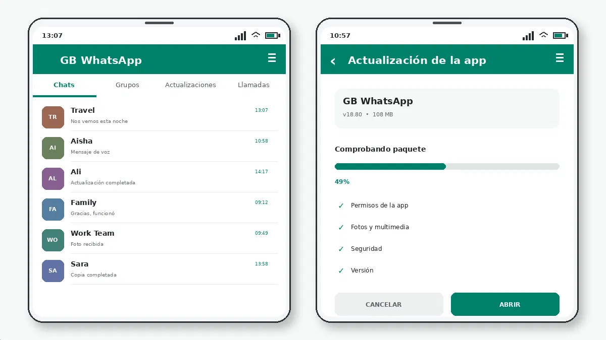 Cómo Actualizar GB WhatsApp — captura de pantalla