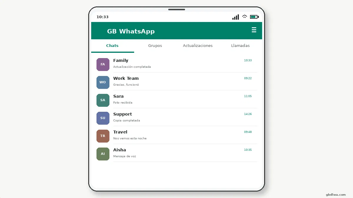 Cómo Cambiar las Fuentes en GB WhatsApp — captura de pantalla