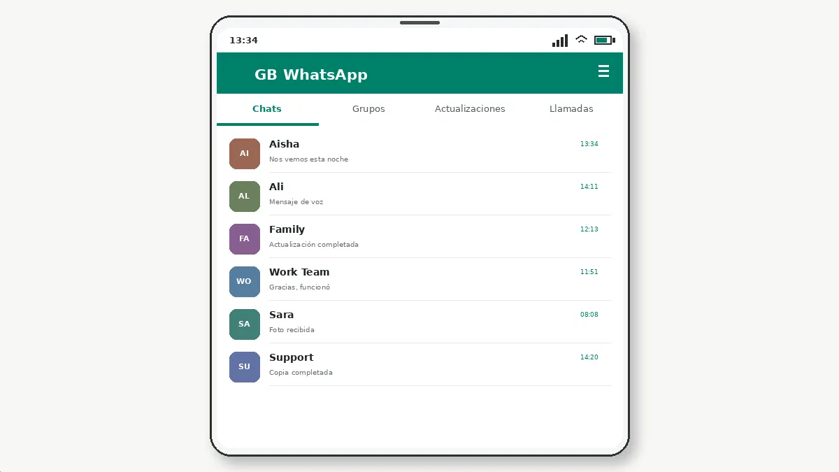 Cómo Cambiar el Icono de GB WhatsApp — captura de pantalla