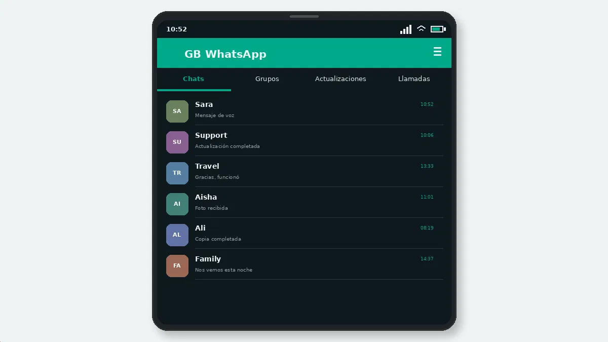 Blog — GB WhatsApp — captura de pantalla
