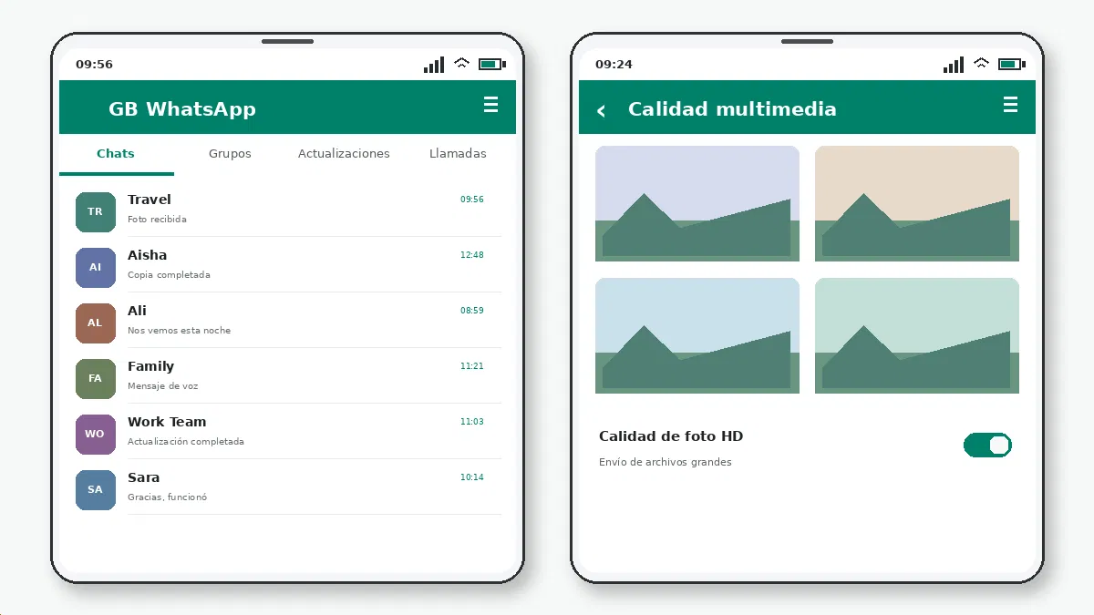 Cómo Mover los Archivos de GB WhatsApp a un Teléfono Nuevo — captura de pantalla