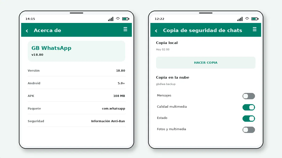 Cómo Restaurar Chats Eliminados en GB WhatsApp — captura de pantalla