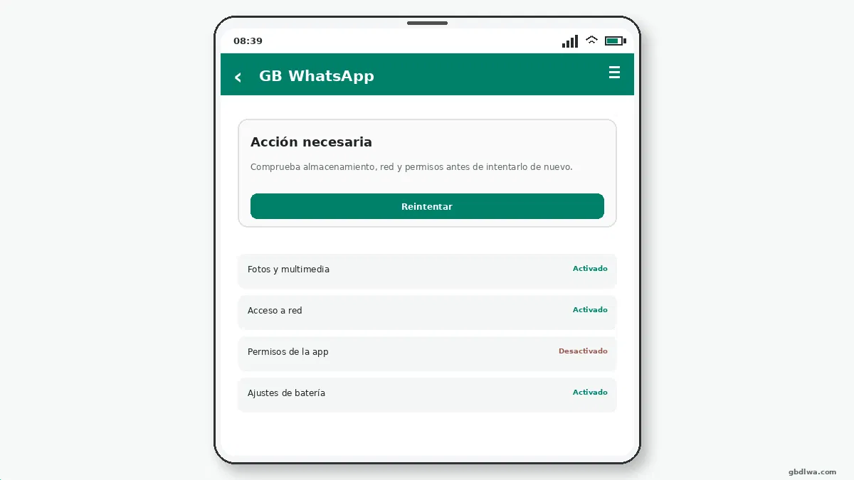 ¿GB WhatsApp Puede Provocar el Bloqueo de tu Cuenta? — captura de pantalla
