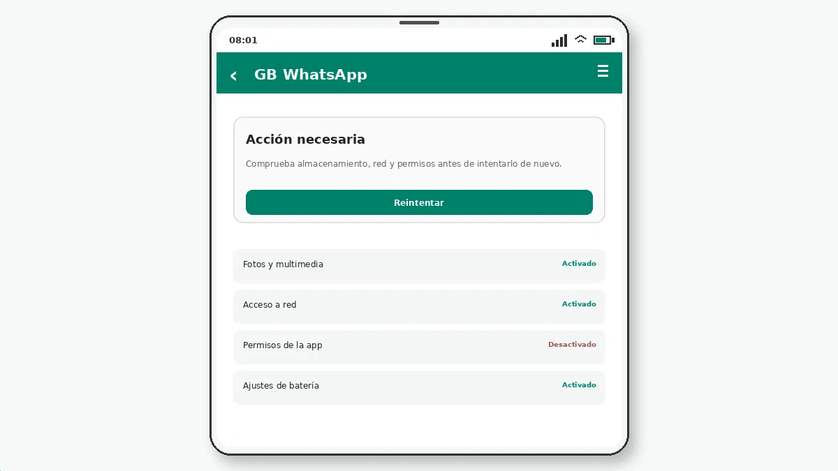 Qué debes comprobar — captura de pantalla 2