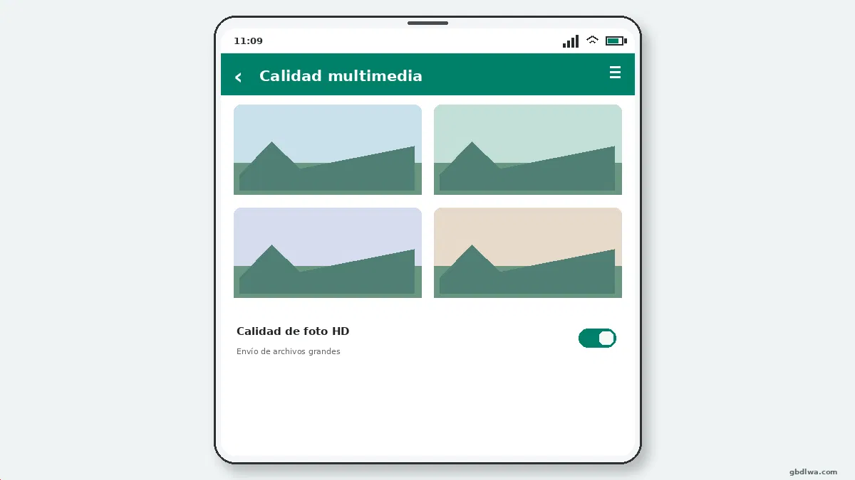 Estados de GB WhatsApp No se Suben — captura de pantalla