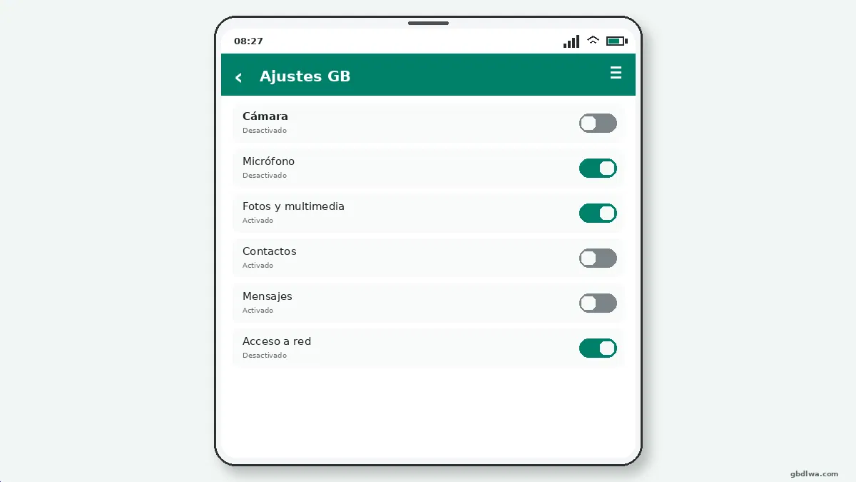 Usar GB WhatsApp en un Android con Poco Almacenamiento — captura de pantalla