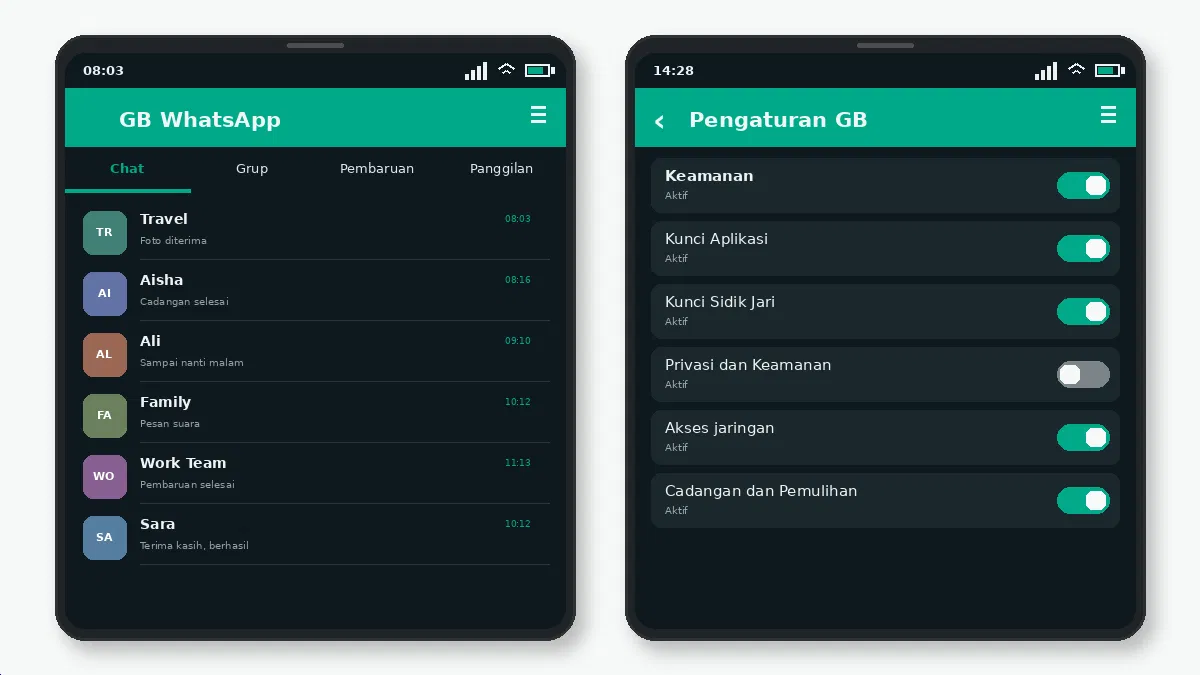 Apakah GB WhatsApp Aman Digunakan? — tangkapan layar