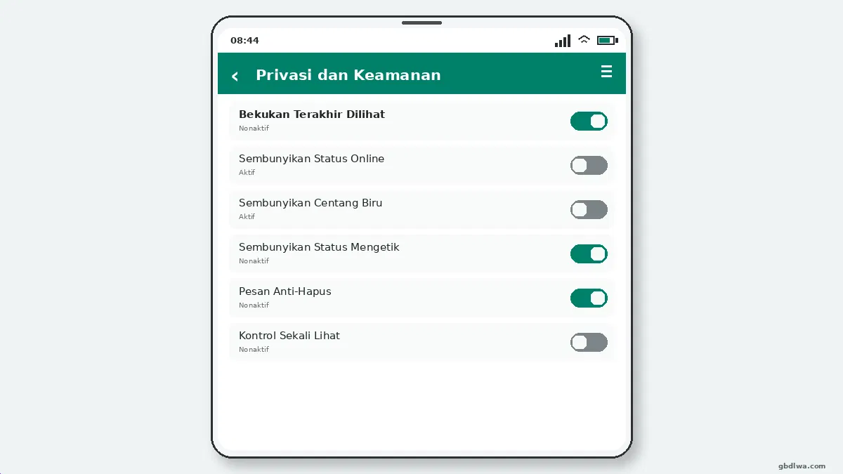 Hal yang perlu diperiksa — tangkapan layar 2