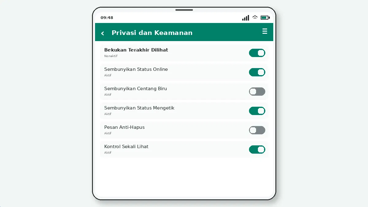 Hal yang perlu diperiksa — tangkapan layar 2