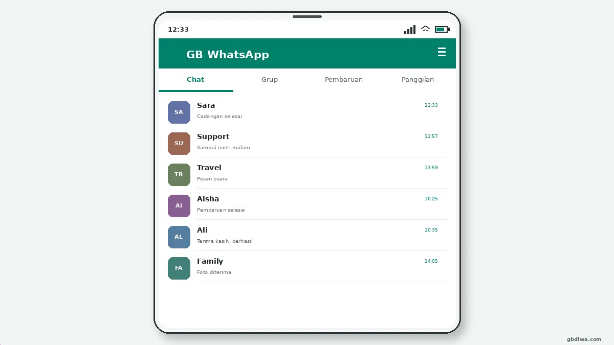 Blog — GB WhatsApp — tangkapan layar