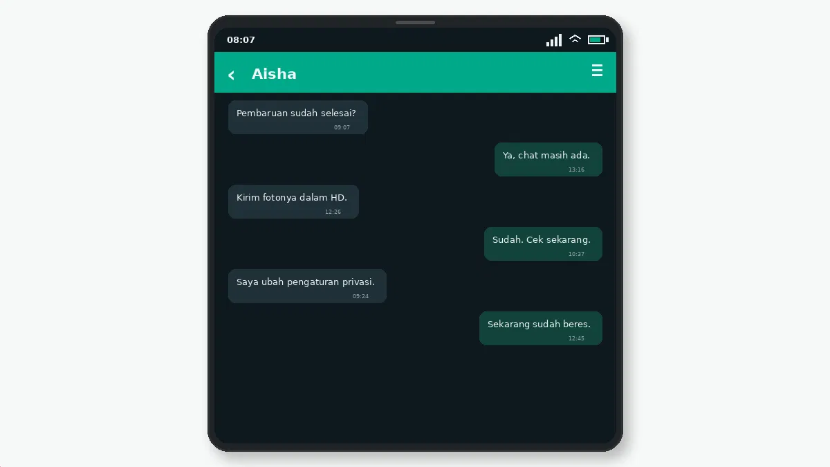 Jika masih tidak berhasil — tangkapan layar 3