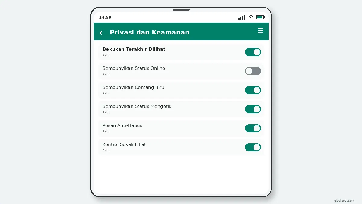 Hal yang perlu diperiksa — tangkapan layar 2