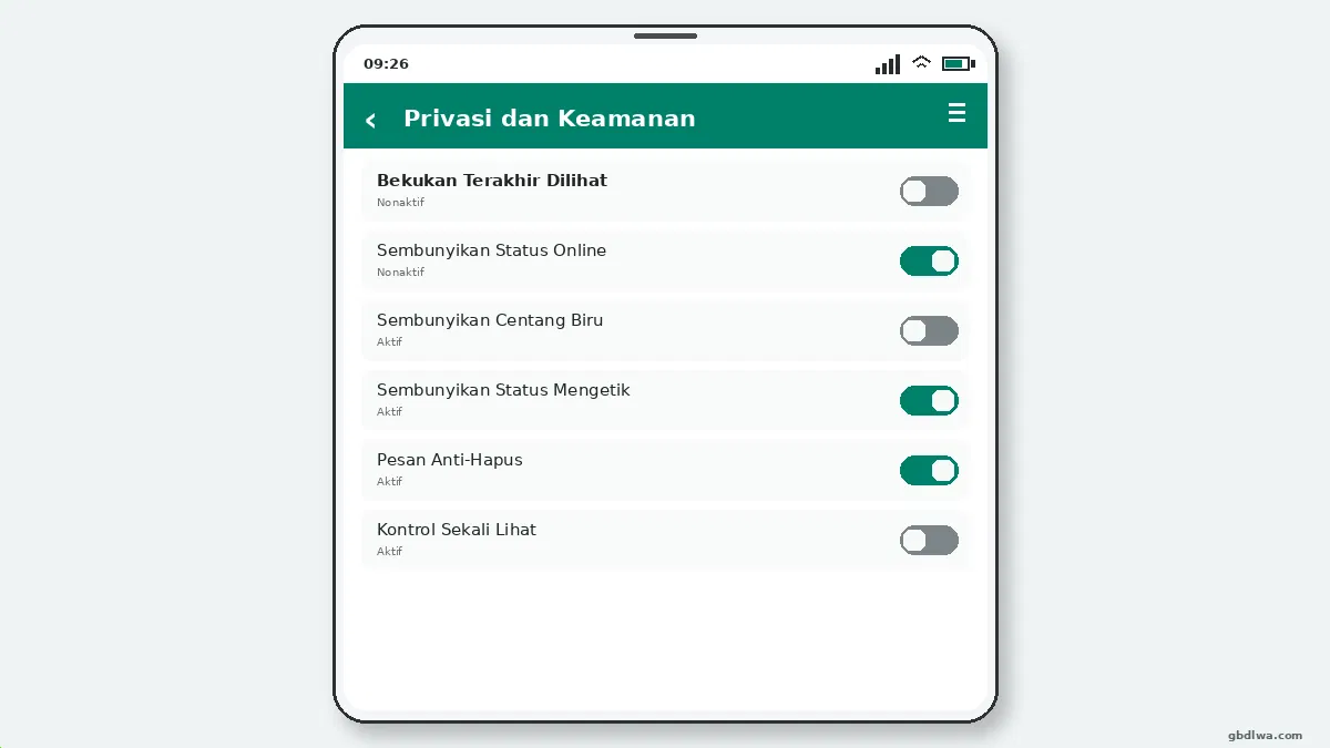 Hal yang perlu diperiksa — tangkapan layar 2