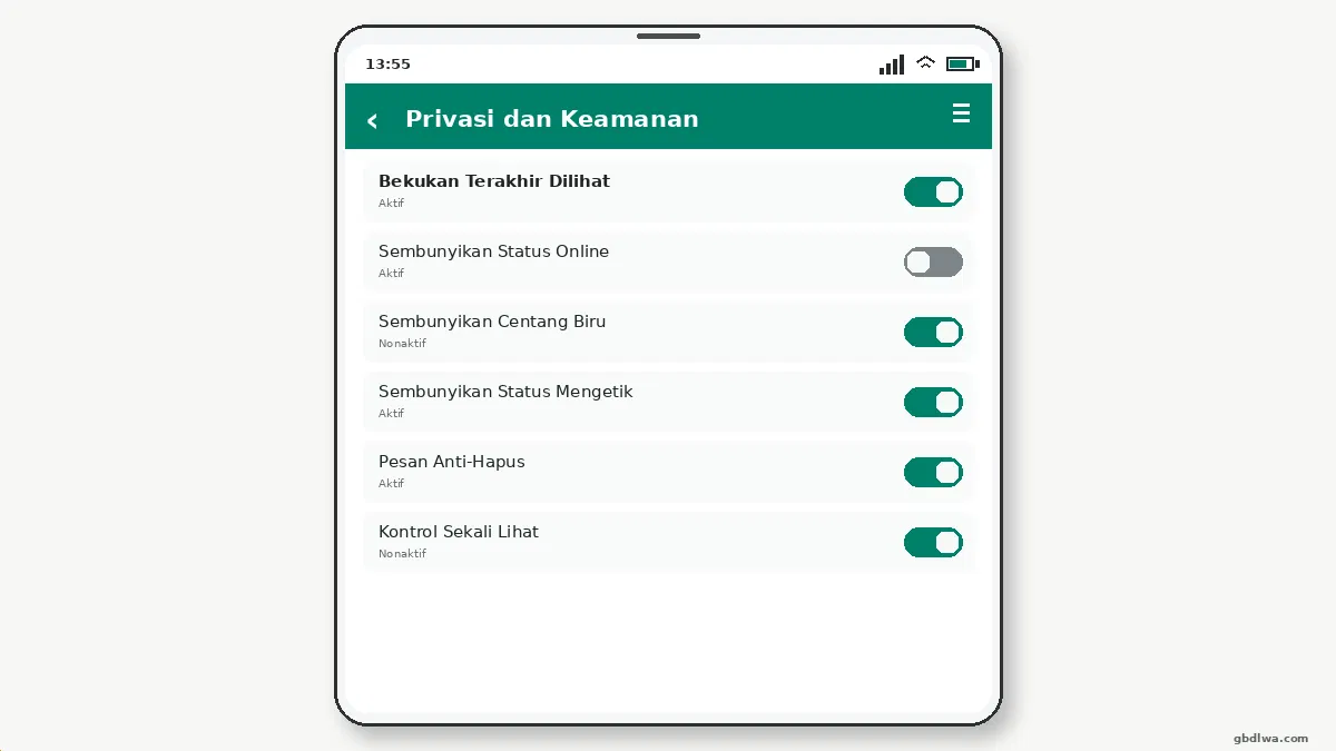 Hal yang perlu diperiksa — tangkapan layar 2