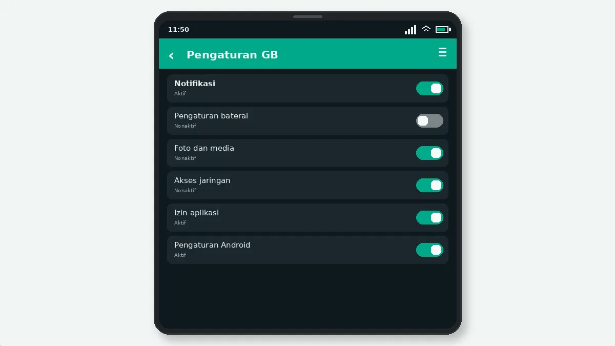 Hal yang perlu diperiksa — tangkapan layar 2