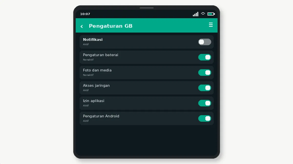 Jika masih tidak berhasil — tangkapan layar 3