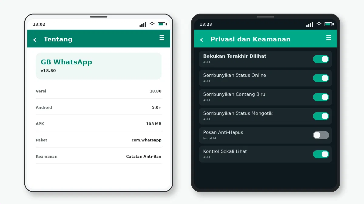 Privasi dan Keamanan: Arti Anti-Ban — tangkapan layar 11