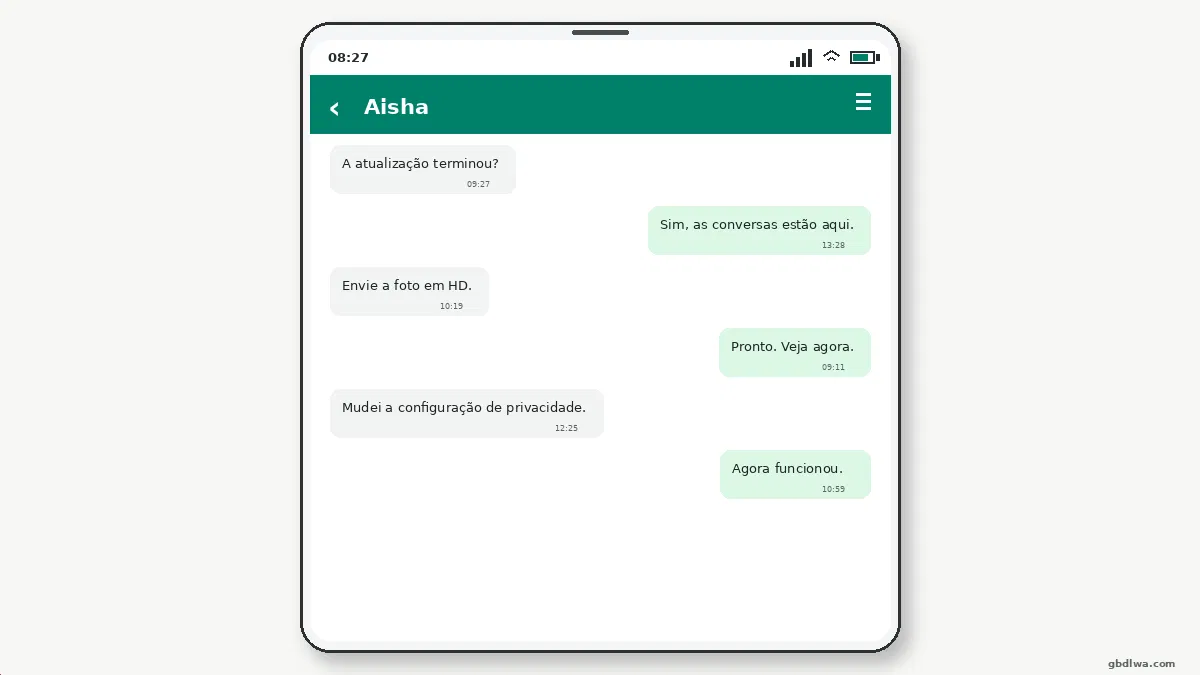 Antes de começar — captura de tela 1
