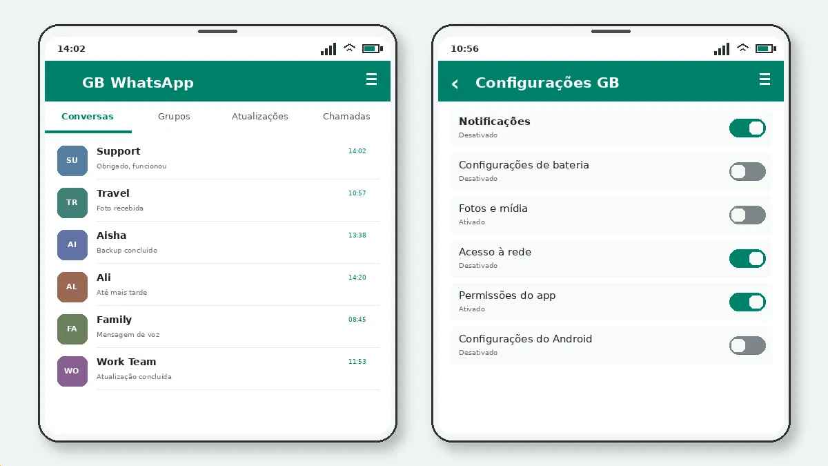 O que verificar — captura de tela 2