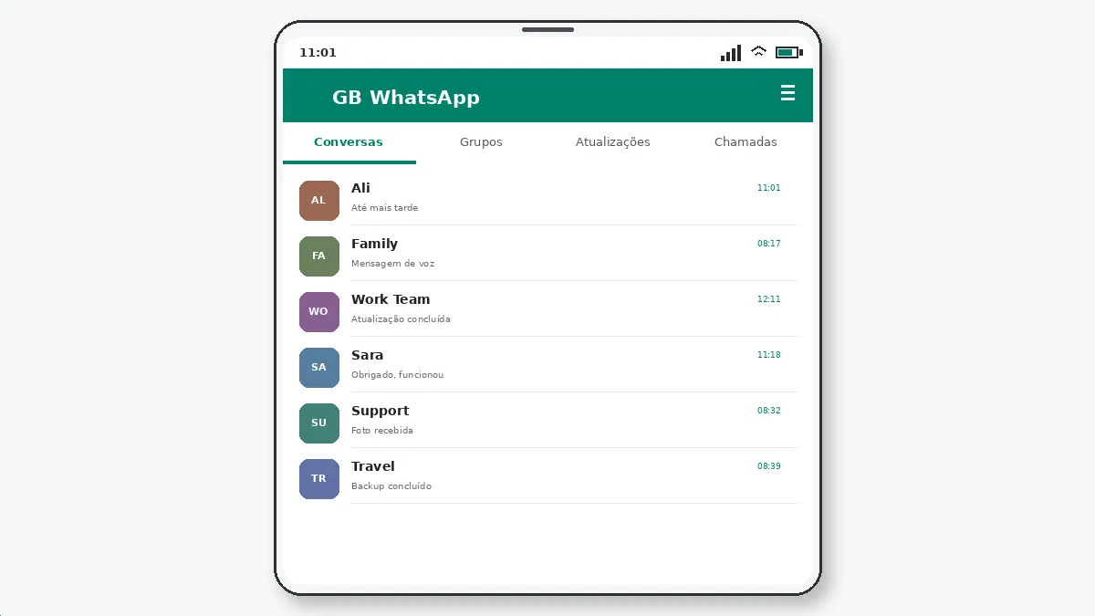 Blog — GB WhatsApp — captura de tela
