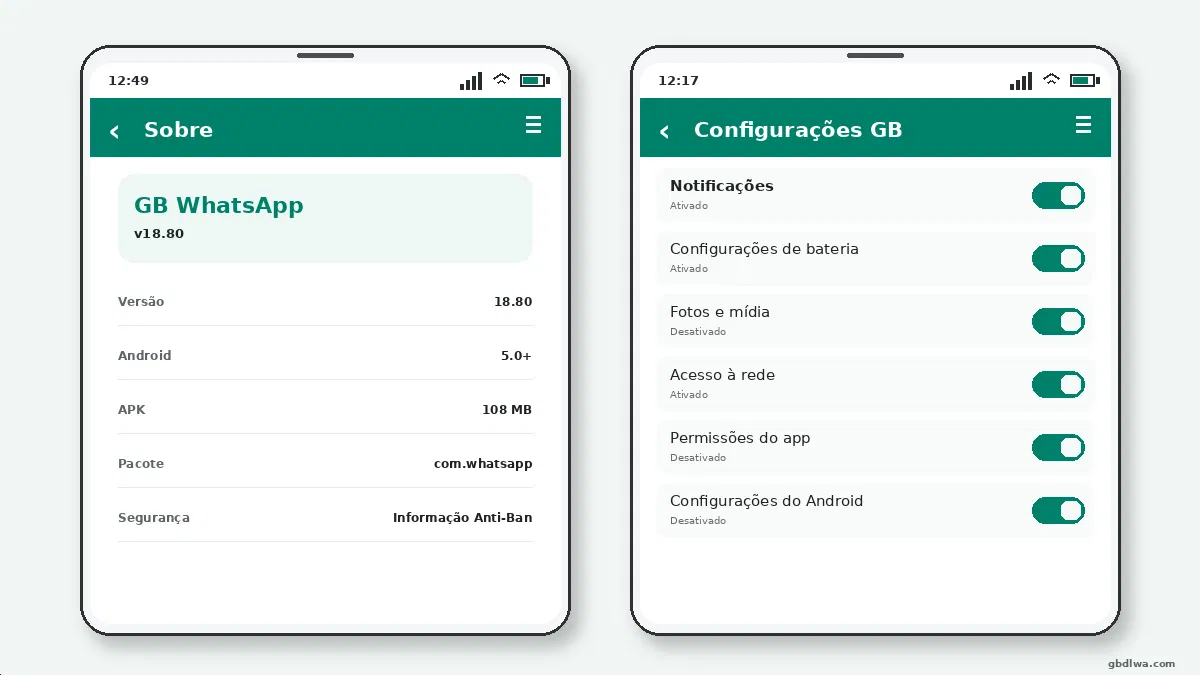 Antes de começar — captura de tela 1