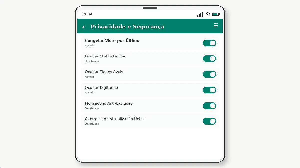 O que verificar — captura de tela 2