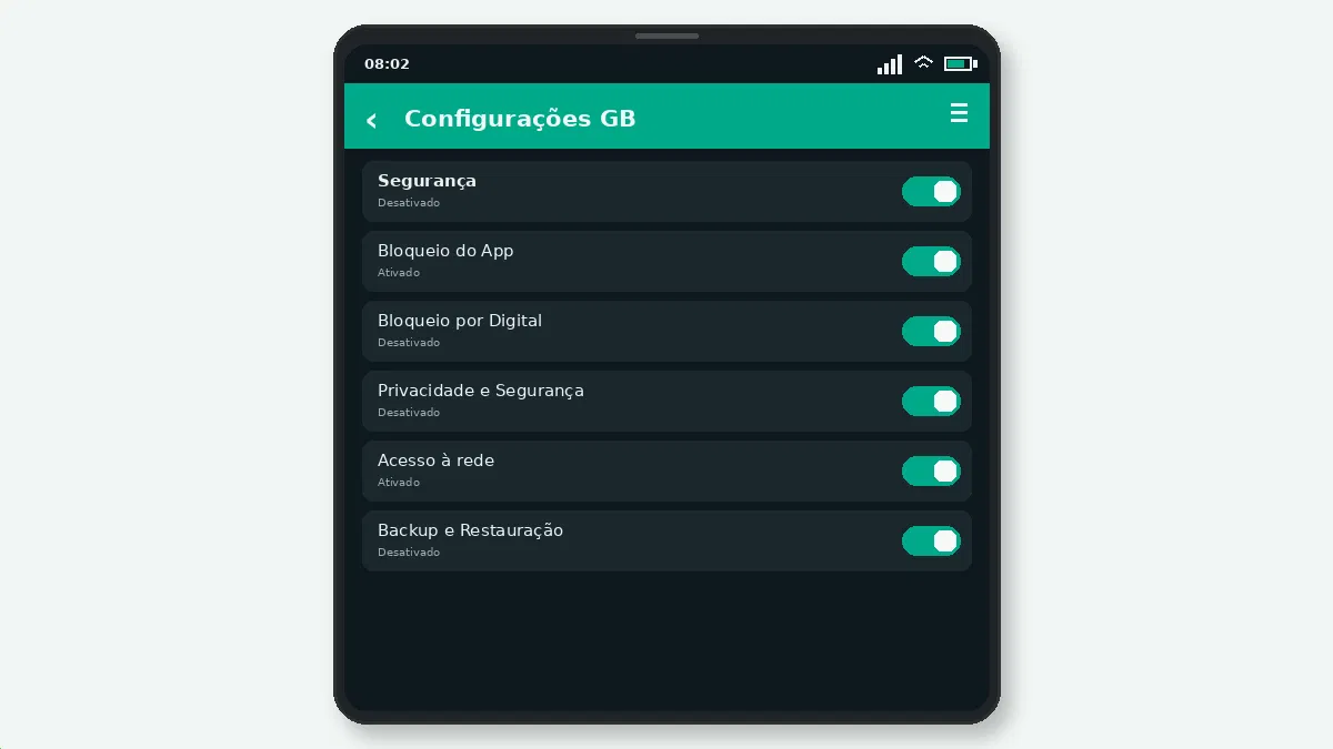 O que verificar — captura de tela 2