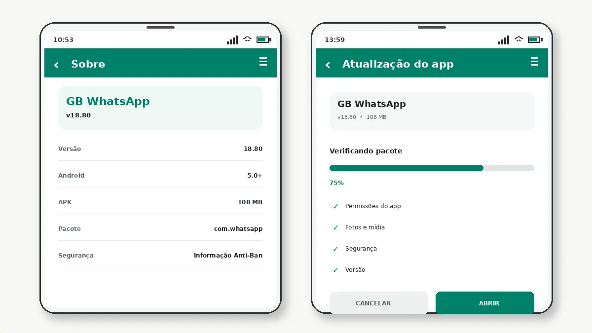 Como Atualizar o GB WhatsApp Sem Perder Conversas — captura de tela