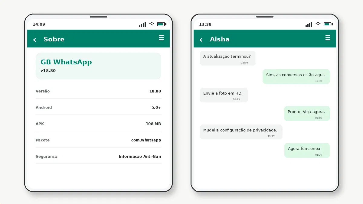 Como Usar o GB WhatsApp com Dois Números de Telefone — captura de tela