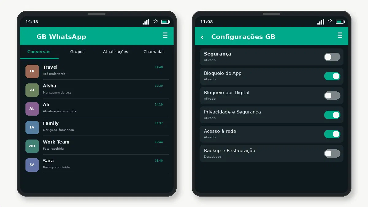 Banimento Temporário no GB WhatsApp: O que Fazer — captura de tela