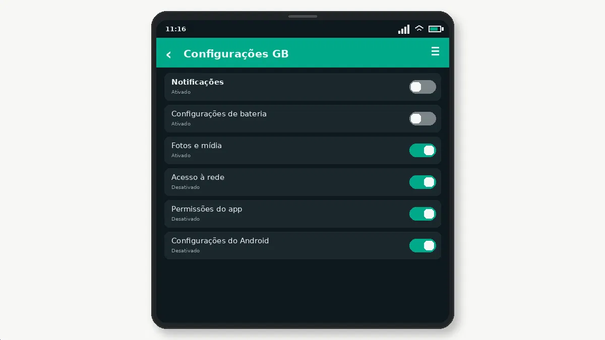 Antes de começar — captura de tela 1