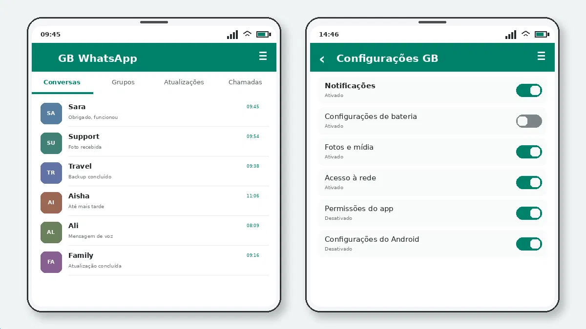 Antes de começar — captura de tela 1