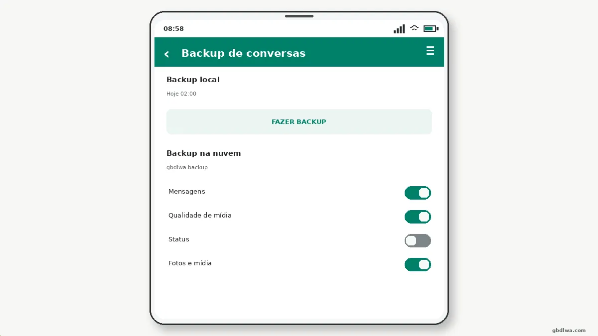 Antes de começar — captura de tela 1