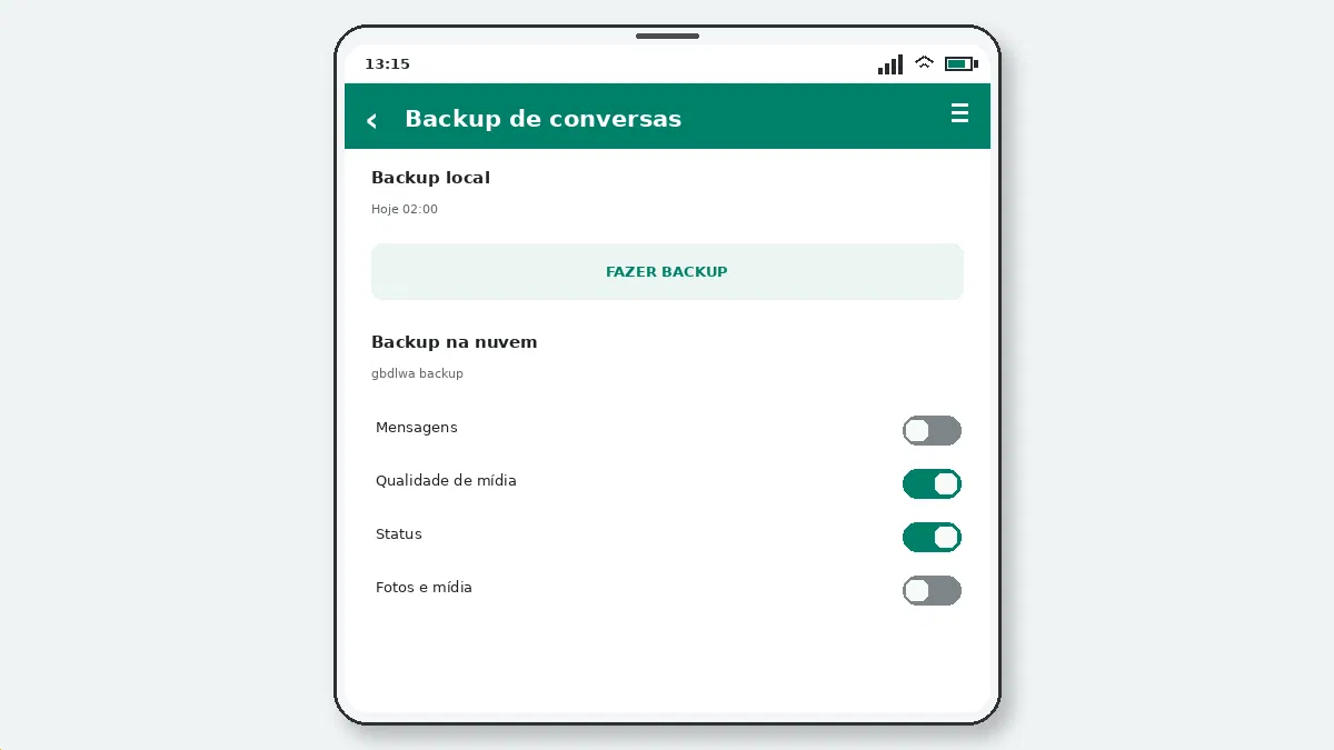 Como Migrar do GB WhatsApp para o WhatsApp Oficial — captura de tela